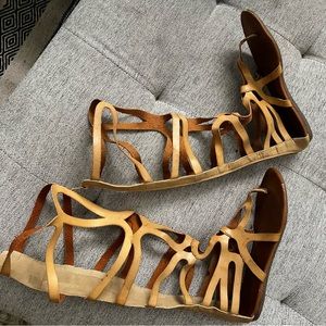 Boho tan sandals